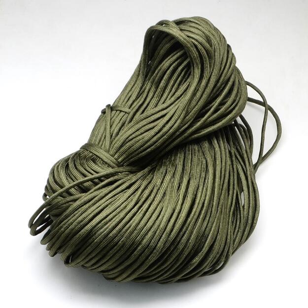 Parašiutų virvė(paracord) 4mm chaki 1m