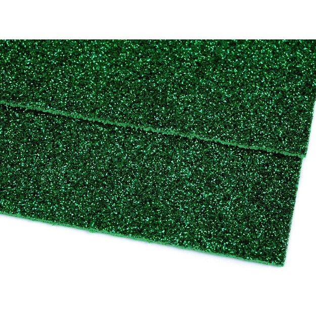 Blizgios putgumės lakštas žalias 20x30cm