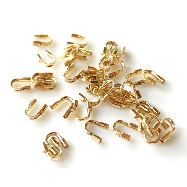 Apsaugėlė troseliui  ant. aukso sp. 5mm, 10 vnt.
