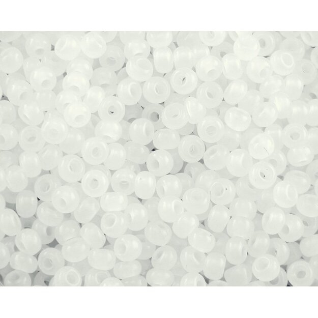 Čekiškas biseris Opaque baltas alebastras (02090) 10/0 50g