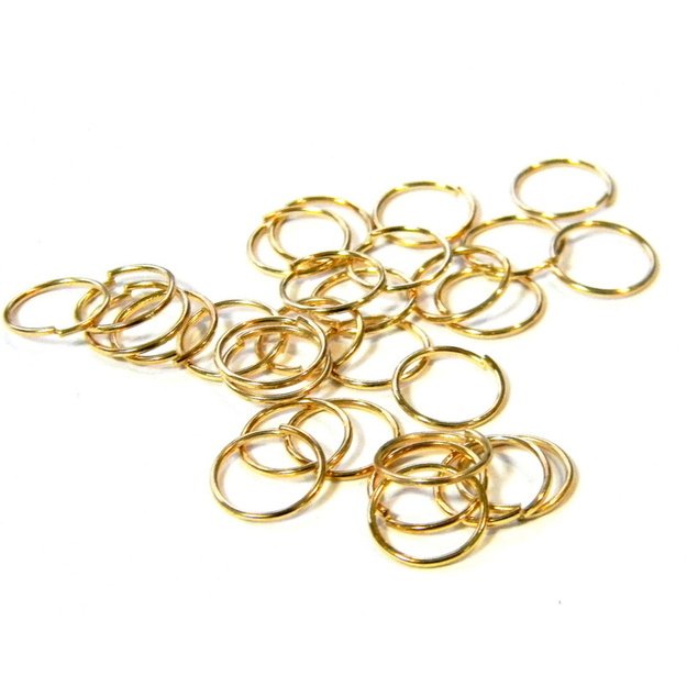 žiedelis aukso sp. 7x1 mm 20 vnt.