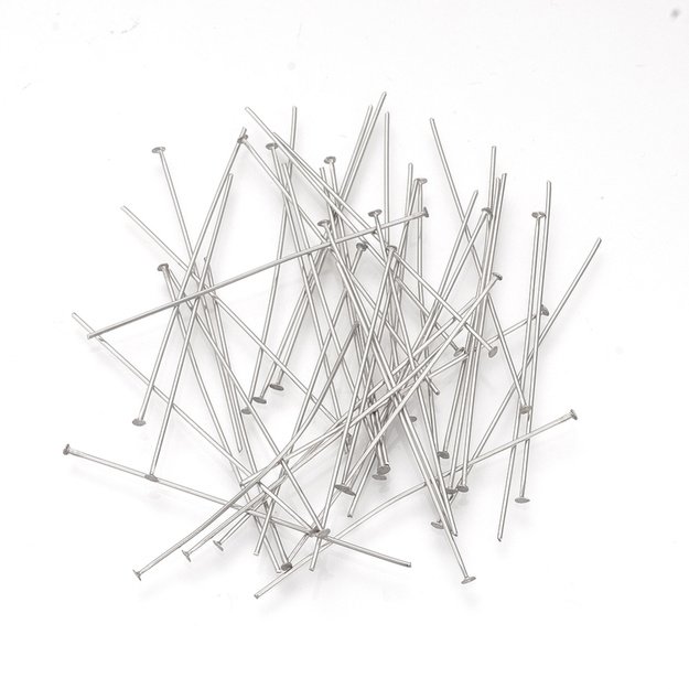 Smeigtukas plokščia galvute platinos sp. 0,8x50mm, 20 vnt.