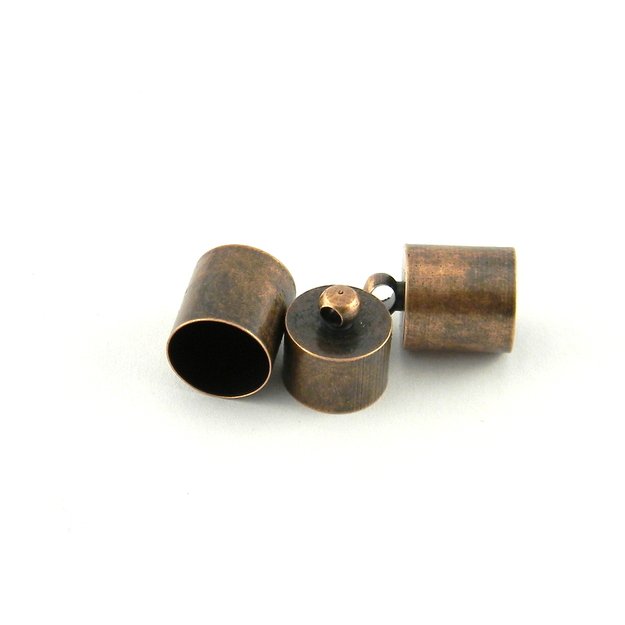 Antgaliukas virvelei su kilpute ant. vario sp. 8x12mm
