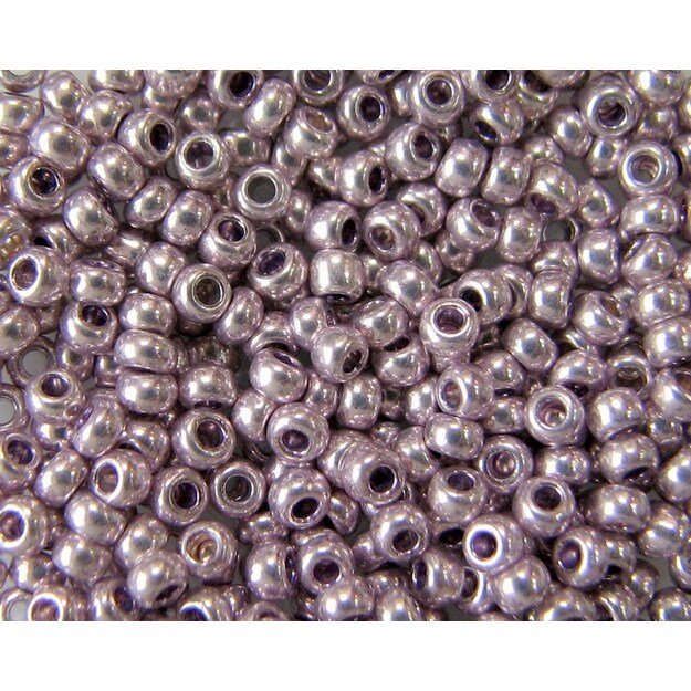 Čekiškas biseris Metallic Crystal-Solgel alyvinis(18123) 10/0 50g