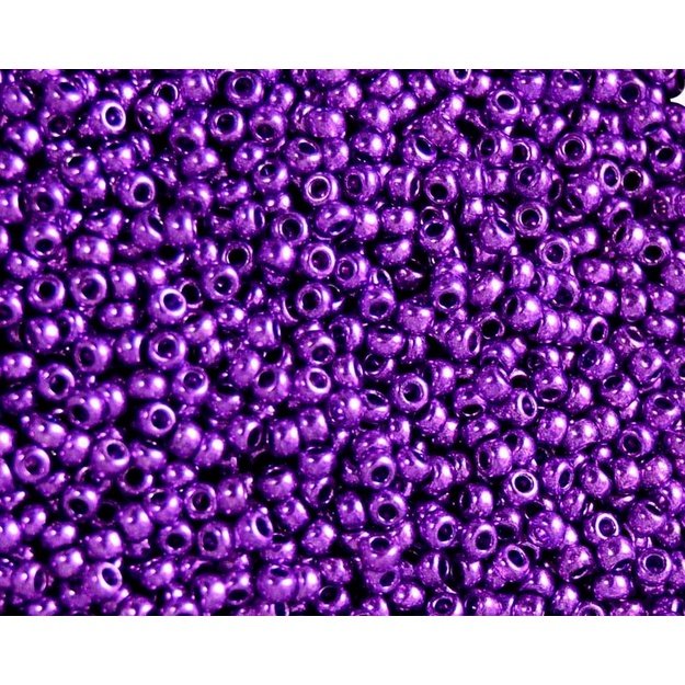 Čekiškas biseris metallic violetinis (18328) 10/0 50g
