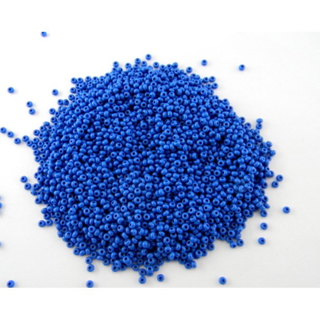 Čekiškas biseris Opaque mėlynas (33210) 10/0 50g