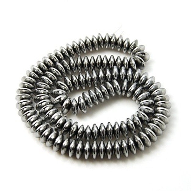 <B>Hematitas</B> rondelė 8x3mm