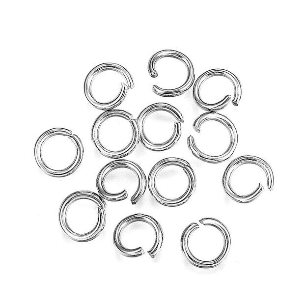 žiedelis nerūdijančio plieno 5x0,8mm <b>10 vnt.</b>
