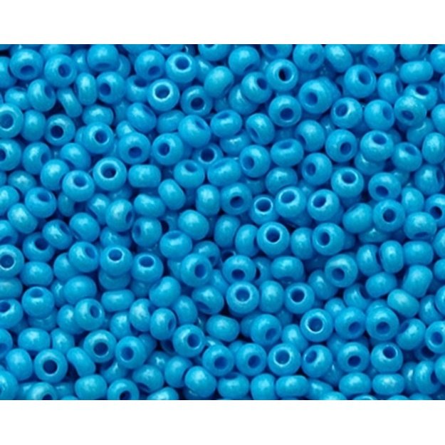 Čekiškas biseris Opaque-Sfinx žydras(16365) 10/0 50g