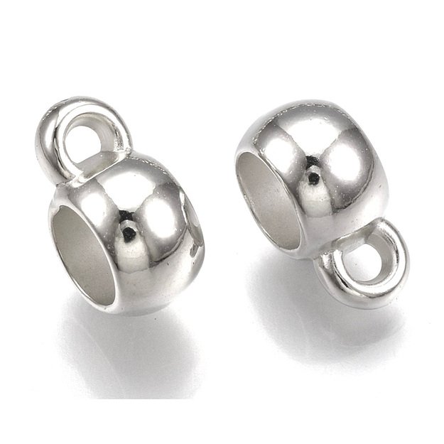 Laikiklis pakabukui plastikinis platinos  sp. 11x5x8mm