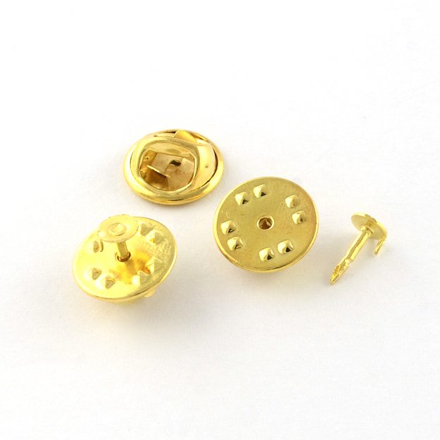 Sagės / ženkliuko užsegimas aukso sp. 4,5x12mm 