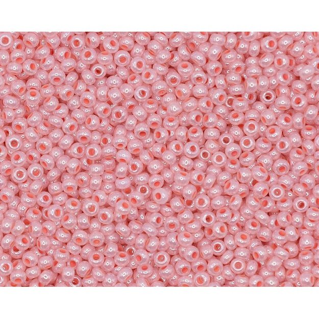 Čekiškas biseris Alabaster-Lustered Terra Color šerdim rožinis(37389) 10/0 50g