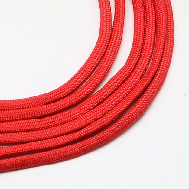 Parašiutų virvė(paracord) 4mm raudona 1m