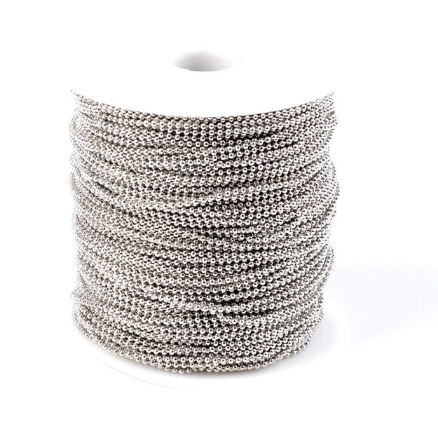 Burbuliukų grandinėlė platinos sp. 1,5mm 1m