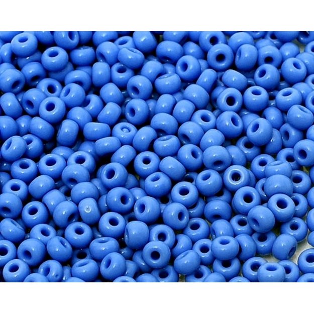 Čekiškas biseris Opaque mėlynas(63080) 10/0 50g