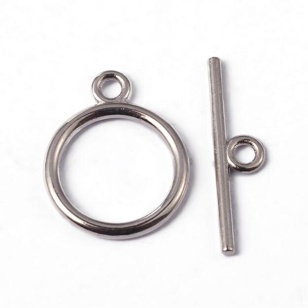 Užsegimas nerūdijančio plieno Ratukas 18,5x14x2mm