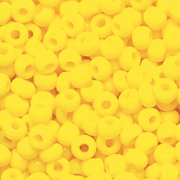Čekiškas biseris Opaque geltonas (83130) 10/0 50g