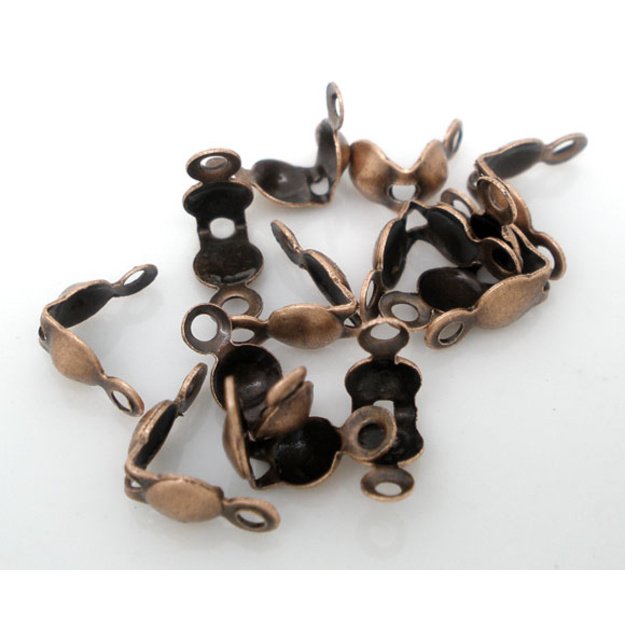 Užspaudžiamas burbuliukas ant. vario sp. 4x8mm 10 vnt.