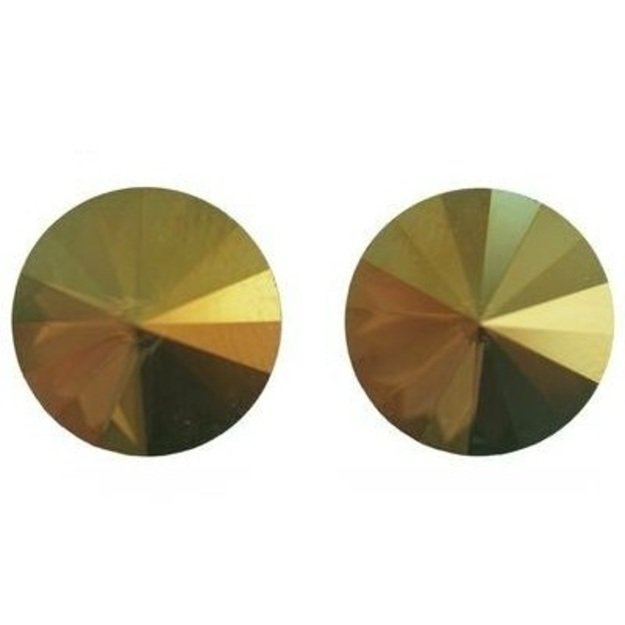 1122 Swarovski juvelyrinė akutė Iridescent Green(001 IRIG) 12mm