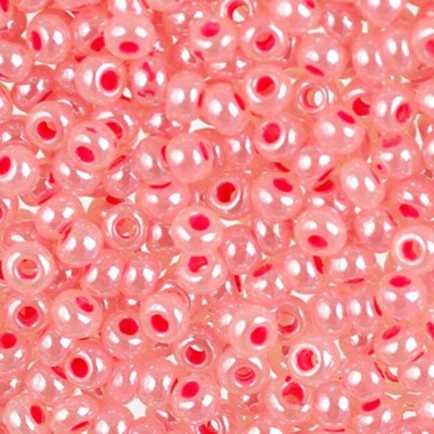 Čekiškas biseris perlamutrinis rožinis(37398) 10/0 50g
