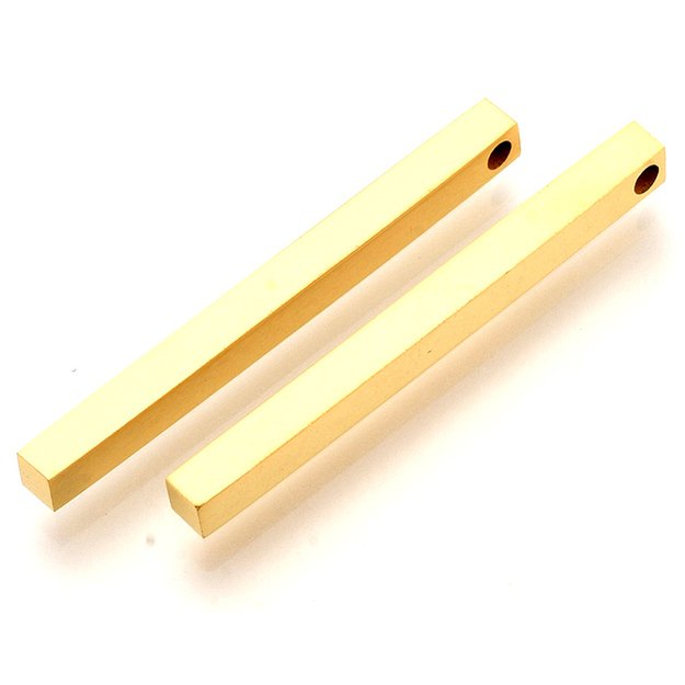 Pakabukas nerūdijančio plieno Kolona aukso sp. 35x3x3mm
