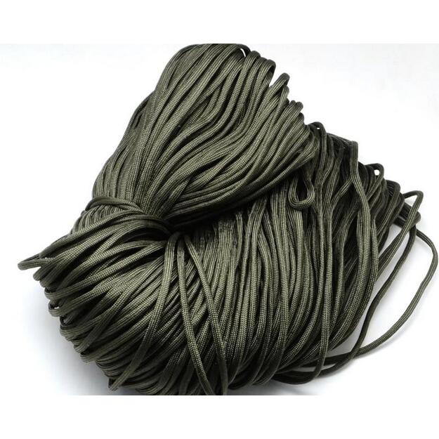 Parašiutų virvė(paracord) 4mm t. chaki 1m