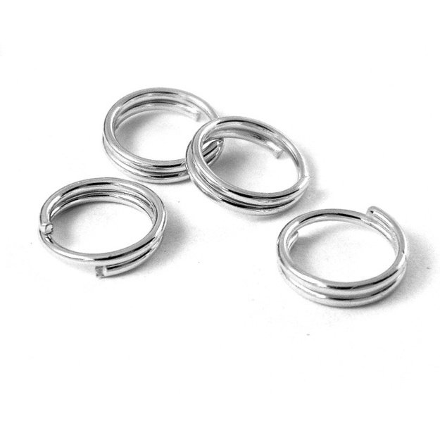 žiedelis platinos sp. dvigubas 6mm 50vnt