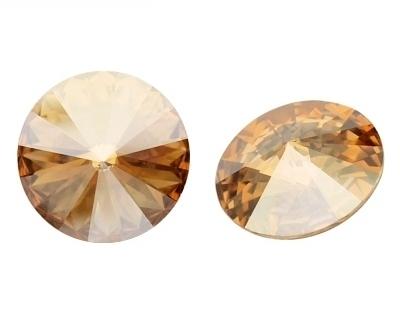 1122 Swarovski juvelyrin akut Golden Shadow(001 GSHA) 14mm