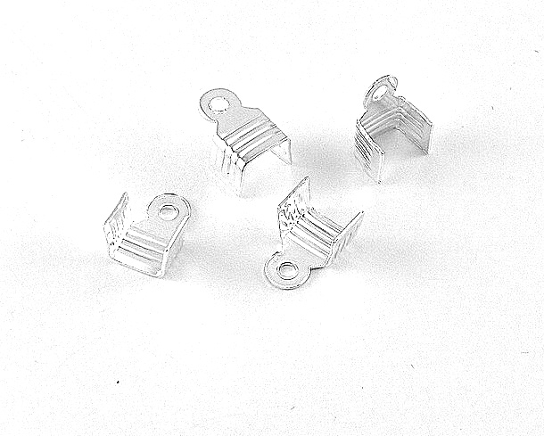 Uspaudiamas virvels antgalis sidabro sp. 3x6mm <b>20 vnt</b>