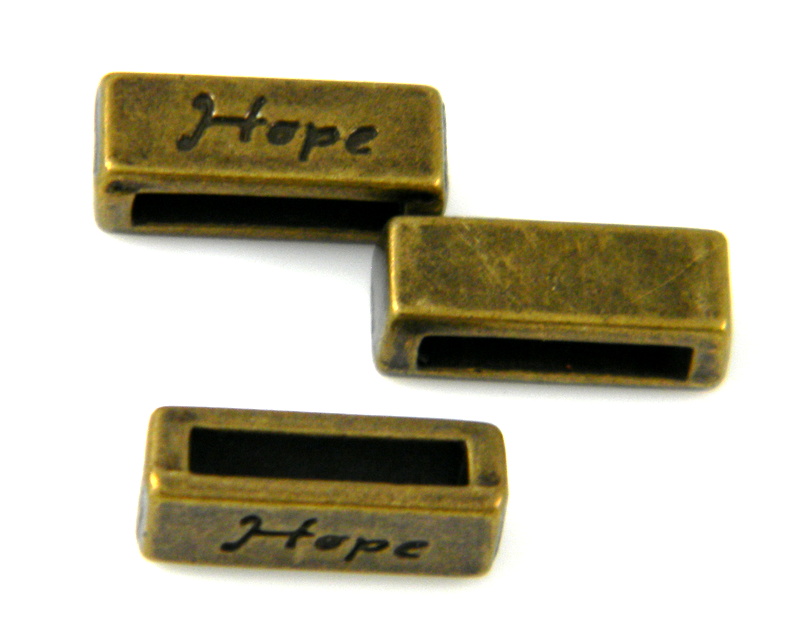 Intarpas 10x2mm direliui ant. alvario sp. "Hope" 13,5x5mm