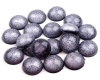 Kaboonas akrilinis DREAM apvalus juodai violetinis 25mm