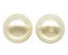 5818 Swarovski perlas pusiau grtas  White(001 650) 4mm